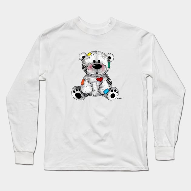 teddy bear Long Sleeve T-Shirt by MOKO